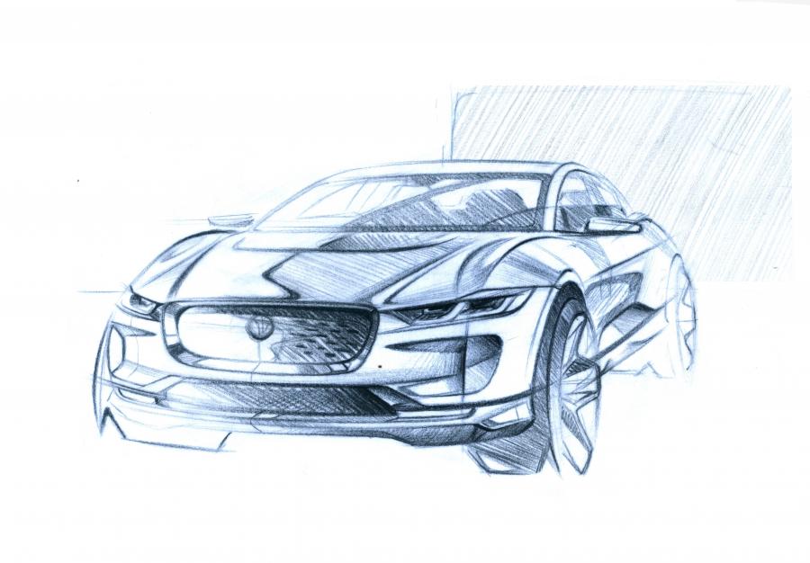 Эскиз Jaguar I-Pace EV400 AWD HSE 2018 года  (WW) (фото 83 из 114)
